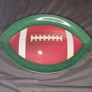 Football Shaped Serving Platter